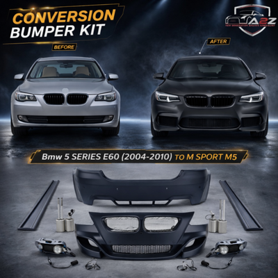 Complete Conversion Bumper Body Kit Compatible With Bmw 5 Series E60 (2004-2010) To M Sport M5 Style Upgrade | Shipping Cost Not Included