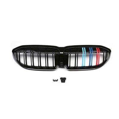 Front Bumper Grill Compatible With Bmw 3 Series G20 2018-2021 Front Bumper Grill M Colour