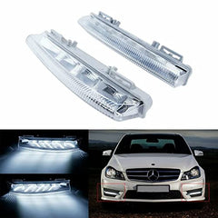 Fog Lamp Fog Light Drl Led Drl Compatible With Mercedes C Class W204 2007-2011 E Classs W212 2009-2013 Slk 2011-2015 Fog Lamp Fog Light Drl Led Drl Left 2049068900