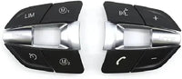 Steering Wheel Keys Set M Series Model B Black & Silver 61317849409  Compatible with BMW F30 F31 F35 F32 F33 F36 2015 2016 2017