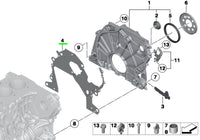 Engine Timing Case Gasket Cover 257.212 11147797491 Compatible With BMW 3-SERIES Convertible (E93) 5-SERIES (F10) 5-SERIES Gran Turismo (F07) 7-SERIES (F01, F02, F03, F04) X5 (E70) X6 (E71, E72) Tag No.39