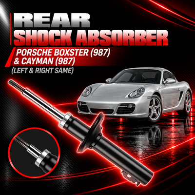 Rear (Left & Right Same)  Shock Absorber 98733305116 Compatible With PORSCHE BOXSTER (987) & CAYMAN (987) (1PCS)