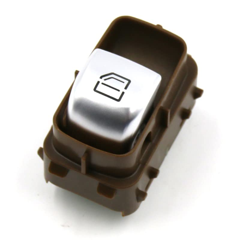 Window Switch Button Compatible With Mercedes C Class Window Switch Button C Class W205 2016 Glc W253 2018 E Class W212 Brown