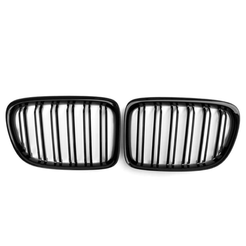 Front Bumper Grill Compatible With Bmw X1 E84 2009-2016 Front Bumper Grill Glossy Black