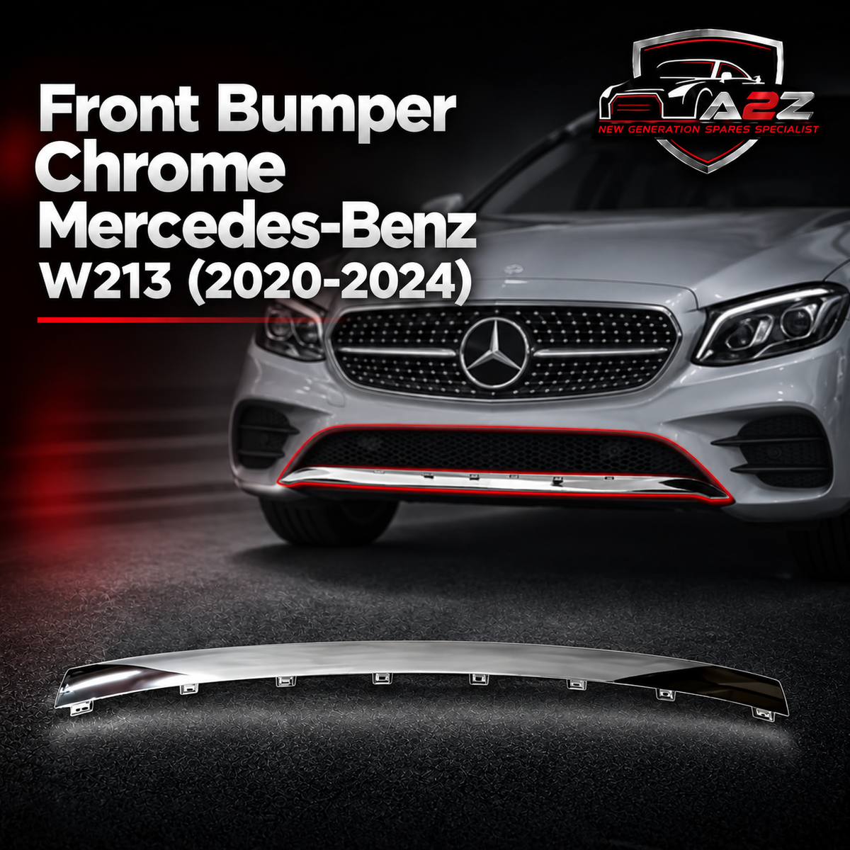 Front Bumper Chrome 2058858802 Compatible With Mercedes Benz  C CLASS W205 Tag No.230