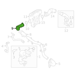 Elbow (Thermostat) LR094089 For LAND ROVER RANGE ROVER EVOQUE LR Discovery Sport  Tag-E-117