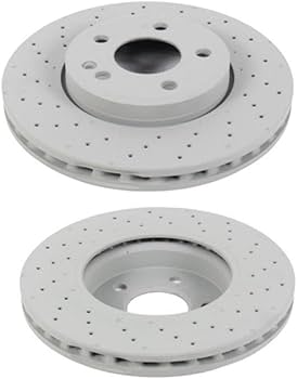Front Brake Disc Set 2464212512 Compatible With Mercedes Benz W246 W156 W176