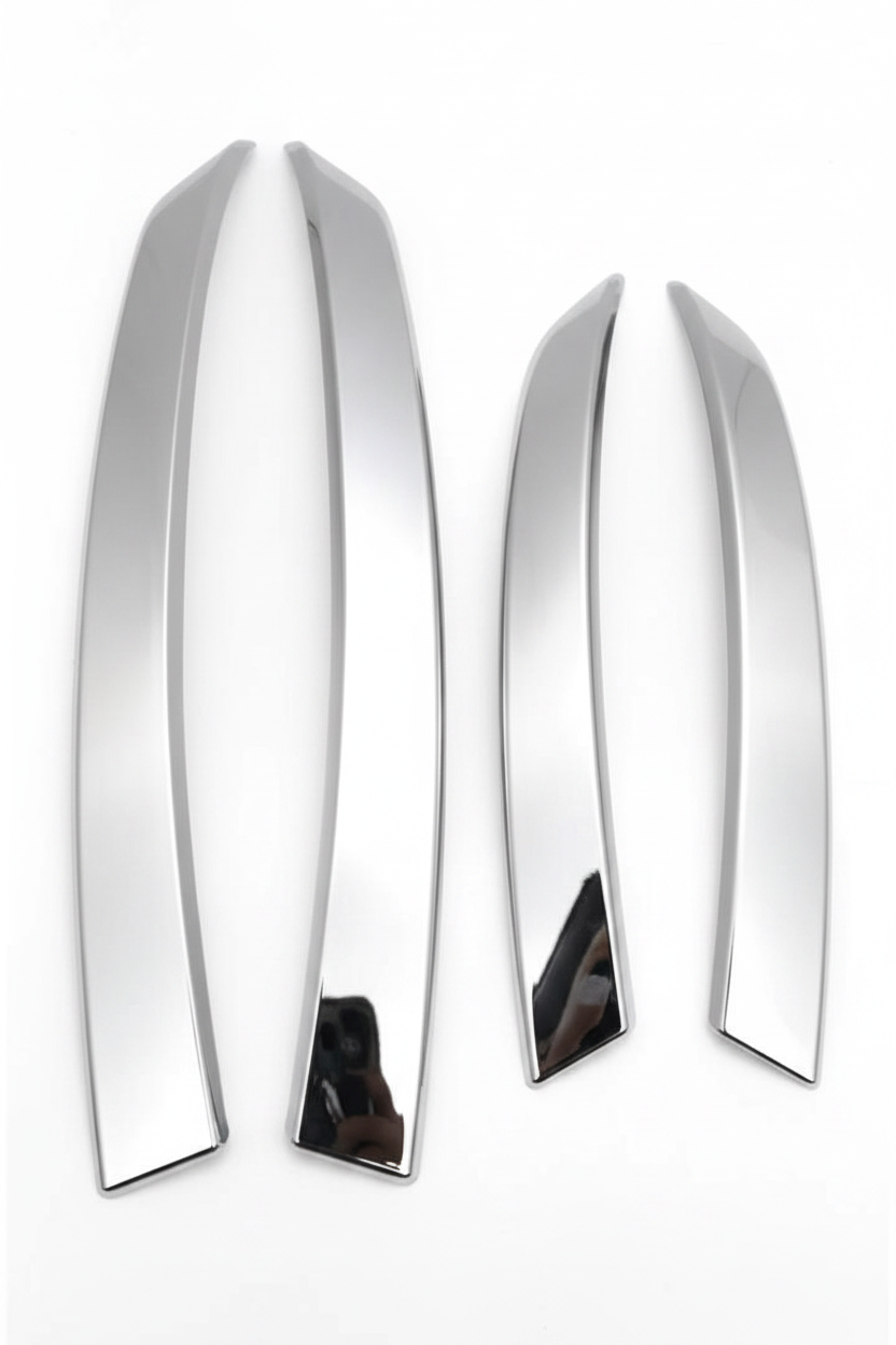 Interior Door Handle Outer Cover Set Model A 51417076297 & 51417076298 & 51427079441 & 51427079442  Compatible with  BMW & 5 SERIES E60 2006-2010