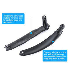 Door Handle Compatible with BMW X5 Door Handle X5 E70 2007-2013 X6 2008-2014 Inner Black