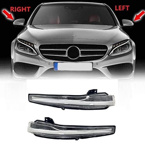 Side Mirror Light Compatible With Mercedes C Class W205 2014-2018 E Class W213 2016-2020 S Class W222 2014-2020 Side Mirror Light 999060701 Left