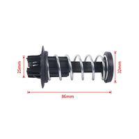 Bonnet Hood Spring Set Left 2048800127 & Right 2048800227 Compatible with MERCEEDES BENZ C-CLASS W204 & E-CLASS W212