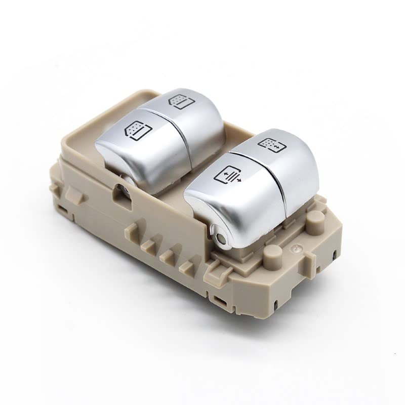 Window Switch Button Rear Compatible With Mercedes E Class Window Switch Button Rear S Class W222 2014 E Class W213 2018 Beige