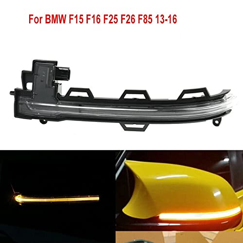 Mirror Light Compatible With Bmw X3 F25 2014-2018 X5 F15 2014-2018 X6 F16 2014-2018 Side Mirror Light 63137291217 Left