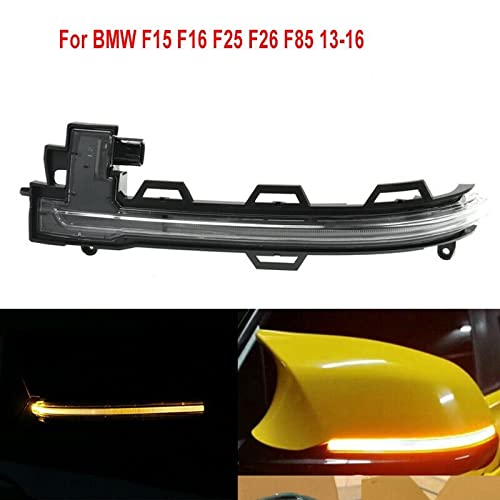 Mirror Light Compatible With Bmw X3 F25 2014-2018 X5 F15 2014-2018 X6 F16 2014-2018 Side Mirror Light 63137291217 Left