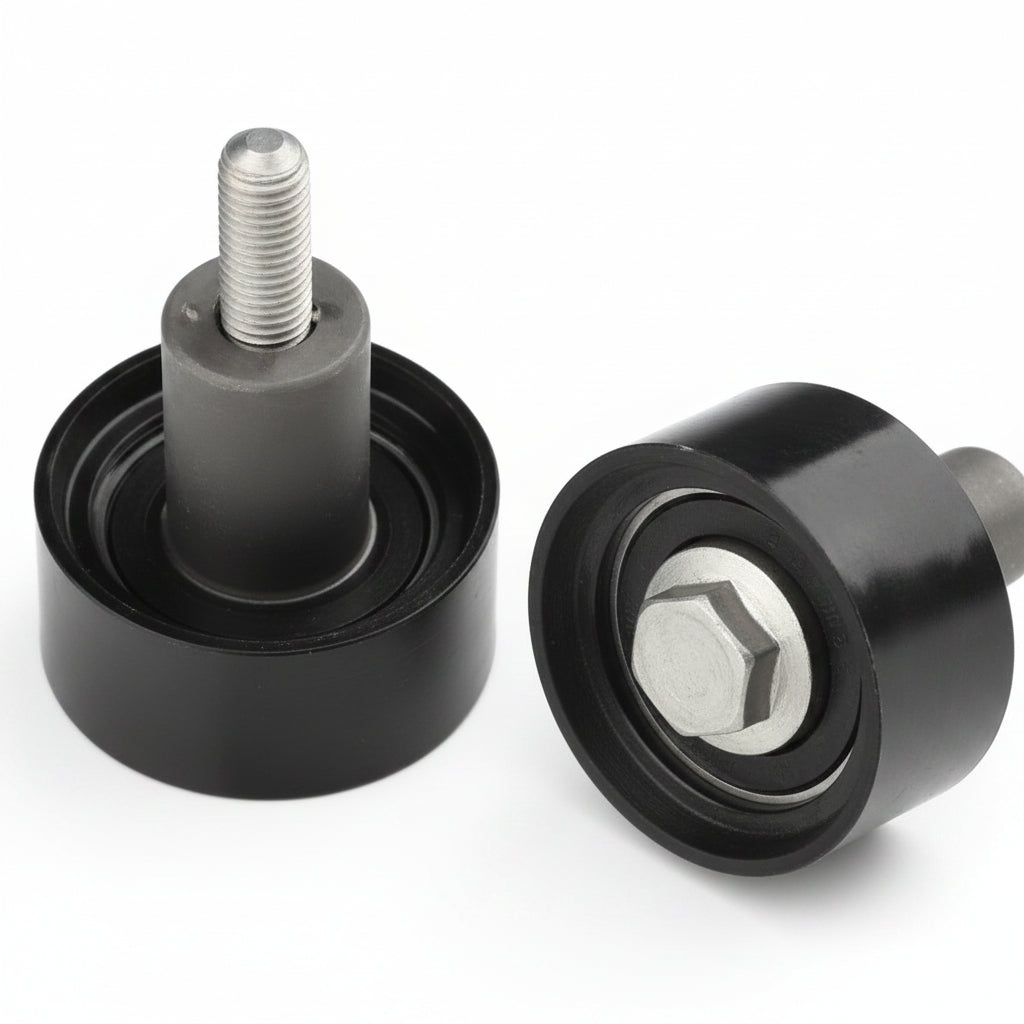 Belt Idler Pulley 04E109244A 04C109244B 04C109244D Compatible with AUDI A3 Convertible (8V7, 8VE) | A3 / S3 & A4 B9 (8W2, 8WC) | A4 / S4 & Q3 (8UB, 8UG) & SKODA KUSHAQ SUV (PA1) Tag no : 8