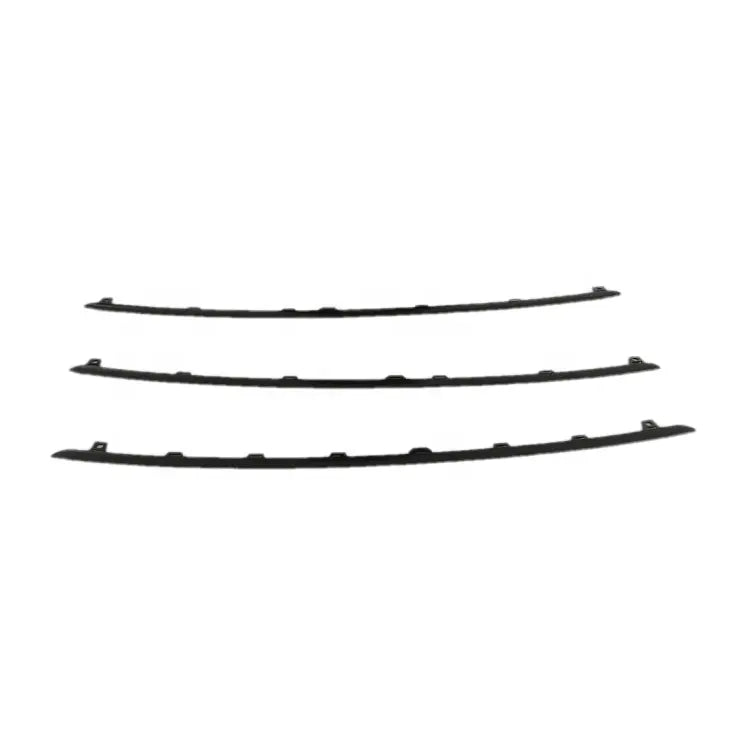 Front Bumper Chrome (BLACK) 9Y0807179041 9Y0807179A041  9Y0807179B041 Compatible With PORSCHE CAYENNE 2019-2022 (Set Of 3)Tag No.156