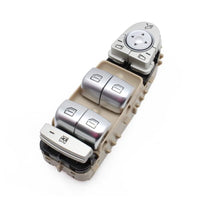 Window Switch Main Compatible With Mercedes C Class Window Switch Main C Class W205 2016 Glc W253 2016 E Class W213 2018 Beige