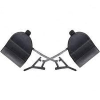 Front Bumper Tow Towing Cap Cover Hook Left 95850549950 Right 95850550050 Compatible with PORSCHE CAYENNE (2015)