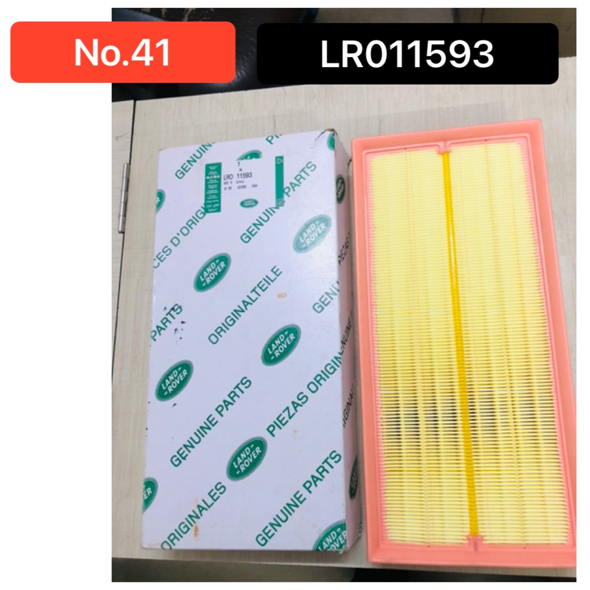 air filter LR011593 & E1258L & LX4397 Compatible With LAND ROVER DISCOVERY V (L462) & RANGE ROVER III (L322) & RANGE ROVER IV (L405)Tag 41