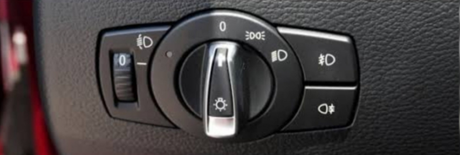 Headlight Switch Center Knob 61316932794 Compatible with  BMW 3 Series E90 & X1 E84