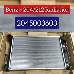 Radiator 2045001203 2045003603 A2045001203 A2045003603 Compatible with MERCEDES-BENZ C-CLASS (W204) & CLS (C218) & E-CLASS (W212)