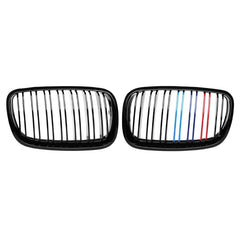 Front Bumper Grill Compatible With Bmw X5 E70 2006-2013 X6 E71 2007-2014 Front Bumper Grill M Colour