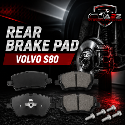 Rear Brake Pads 32373175 Compatible With 30671574 30671575 & 30742491 & 30742516 & 30794555 VOLVO S80