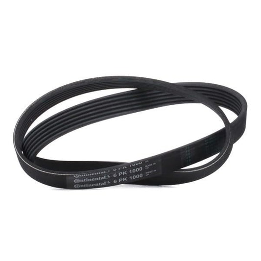 MULTI-RIB BELT 6PK1000 04E145933A Compatible With VW POLO V (6R1, 6C1), GOLF VII Van (5G1) (CONTINENTAL)