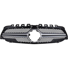 Front Bumper Grill Compatible With Mercedes Benz A Class W177 A250 A200 A45 2019-2023 Front Bumper Grill W177 Grill Diamond Silver