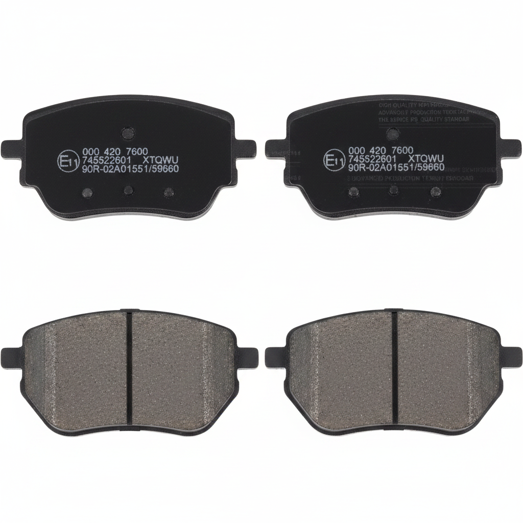 Rear Brake Pad Set 0004207600 Compatible With Mercedes Benz W247