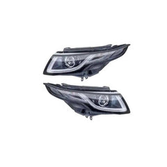 Complete Headlight Assy Set Left   LR087244 & Right LR084570  (Both Side 10 Pin) Compatible With Land Rover  Range Rover Evoque - L538 (2016-2019) Tag No.16