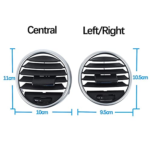 Ml Ac Vent Compatible With Mercedes Ml Ac Vent Ml W164 2005-2012 Gl W164 2005-2011 Black Right