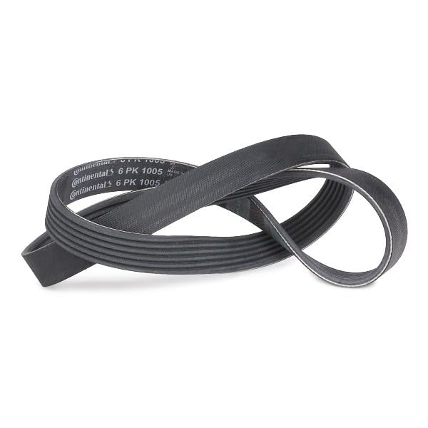Multi RIB Belt 6PK1005 04E145933P Compatible With AUDI A3 Convertible (8V7, 8VE) | A3 / S3, A3 Limousine (8VS, 8VM) | A3 / S3, A4 B9 (8W2, 8WC) | A4 / S4  (CONTINENTAL)