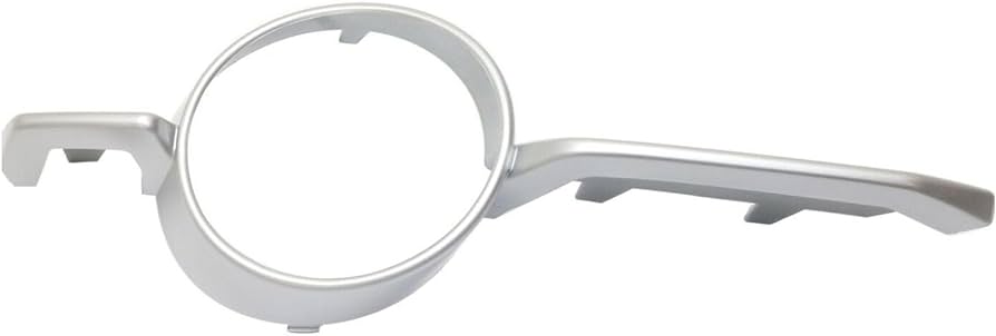 Fog Lamp Cover Chrome Set Only Chrome Left 51117188385 Right 51117188386 Compatible With BMW F71 (2008-2014)