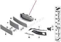 Outer Chrome Kidney Grill Left 51137294807 & Right 51137294808 Compatible With BMW 3 Series GT (F34) (2013-2016) Tag No.97