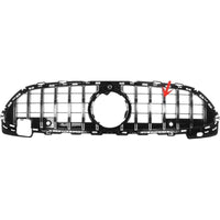 Front Bumper Grill Compatible With Mercedes Benz C Class W206 2022+ Front Bumper Grill W206 Grill Gtr Silver