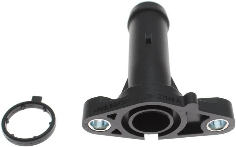Engine Coolant Inlet Flange Water Pump Fitting Accessory 03H121145A Compatible With Audi Q7 3.6L 2007 2008 2009 2010 for Volkswagen for Passat for CC for Touareg