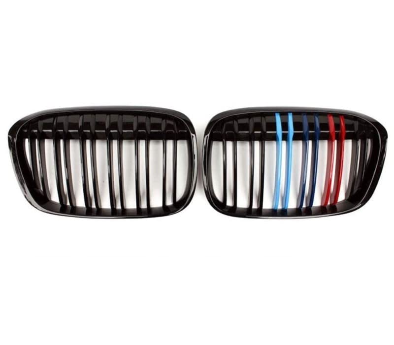 Front Bumper Grill Compatible With Bmw X1 F48 2016-2022 Front Bumper Grill M Colour