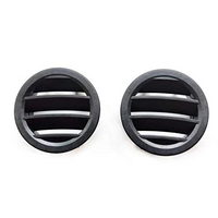 Front Ac Vent Dashboard  Left & Right (Set) 1668302354 Compatible With BENZ=166 Black