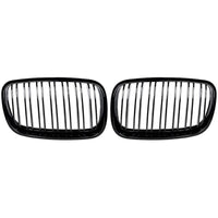 Front Bumper Grill Compatible With Bmw X5 E70 2006-2013 X6 E71 2007-2014 Front Bumper Grill Glossy Black