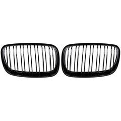 Front Bumper Grill Compatible With Bmw X5 E70 2006-2013 X6 E71 2007-2014 Front Bumper Grill Glossy Black