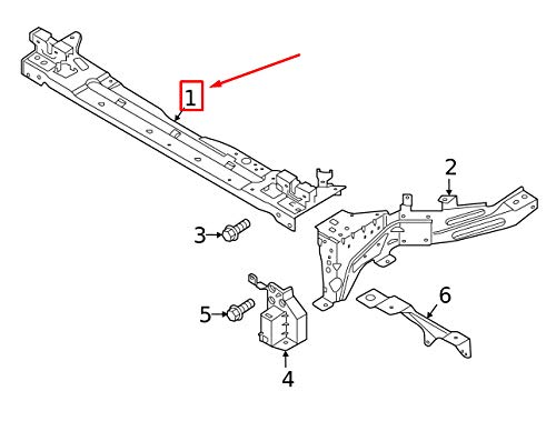 Radiator Support Member 32234760 & 32297098 Compatible With VOLVO XC40 (2018-2025)