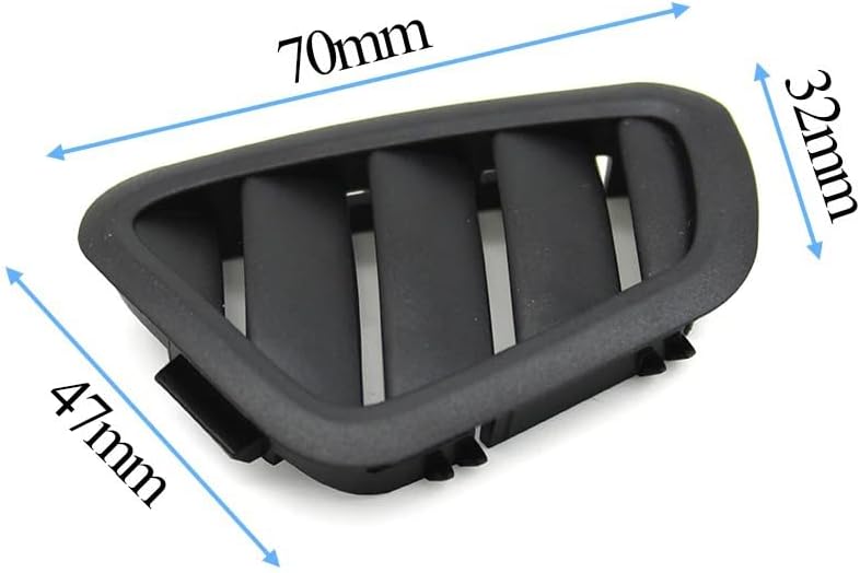 Mercedes Benz 205 Front AC Vent Dashboard Left & Right Set 2058804505 Black