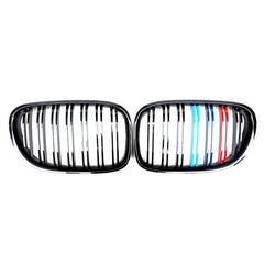 Bumper Grill Compatible With Bmw 7 Series F02 2009-2015 Front Bumper Grill M Colour