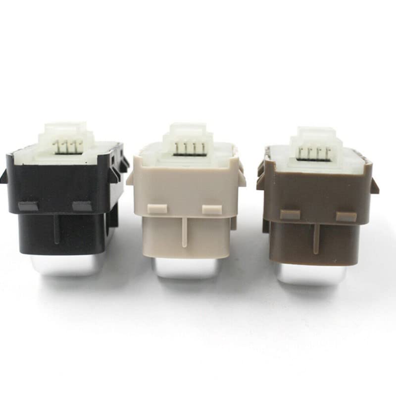 Window Switch Button Compatible With Mercedes C Class Window Switch Button C Class W205 2016 Glc W253 2018 E Class W212 Brown
