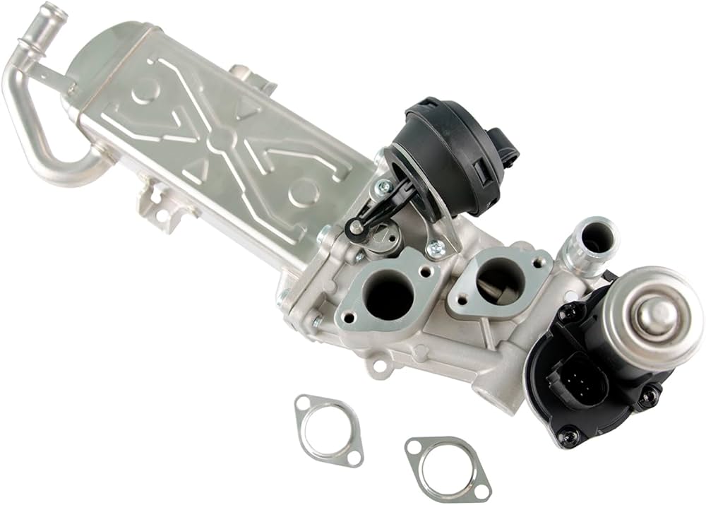 Exhaust Gas Recuperation EGR Assembly  03L131512DQ 03L131512B 03L131512N 03L131512BL Compatible With AUDI Q3 (8UB, 8UG) & SKODA OCTAVIA II (1Z3) | LAURA &  VW JETTA IV (162, 163, AV3, AV2)