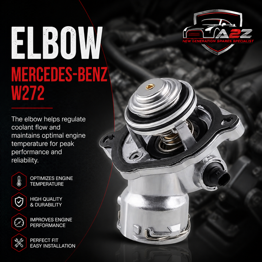 Elbow (Thermostat) 2722000415  2722000115 2722000015  For MERCEDES-BENZ C-CLASS W204  & E-CLASS W211 W212,  S-CLASS W221 Tag-E-20