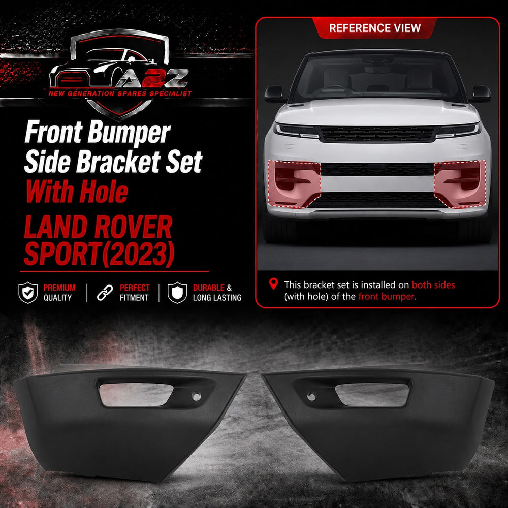 Front Bumper Side Bracket With Hole Right LR045052 & Left LR045053 Compatible With LAND ROVER SPORT