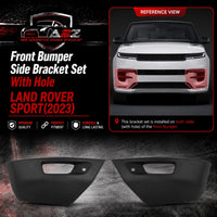 Front Bumper Side Bracket With Hole Right LR045052 & Left LR045053 Compatible With LAND ROVER SPORT