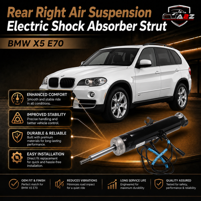 Rear Right Air Suspension Electric Shock Absorber Strut 37126788766  Compatible With BMW X5 E70